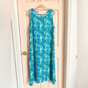 Blue Jennifer Moore maxi dress